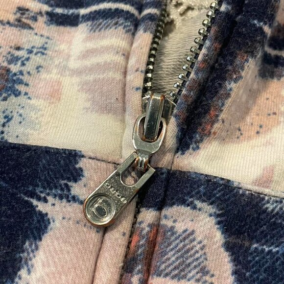 Y2K Bebe grunge zip up with kaleidoscopic knitted back detail size S - Picture 5 of 7